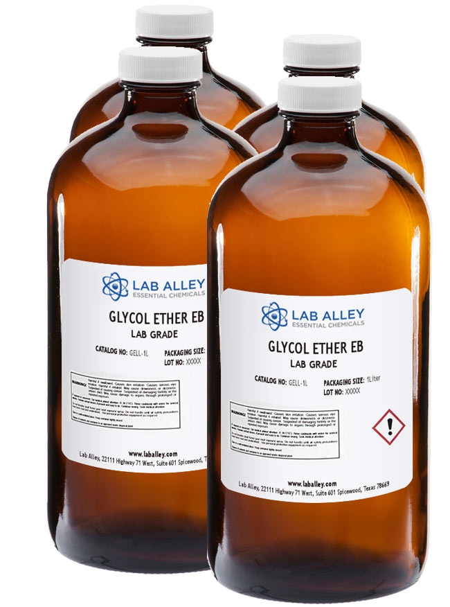 Glycol Ether EB, Lab Grade, 4 x 1 Liter Case