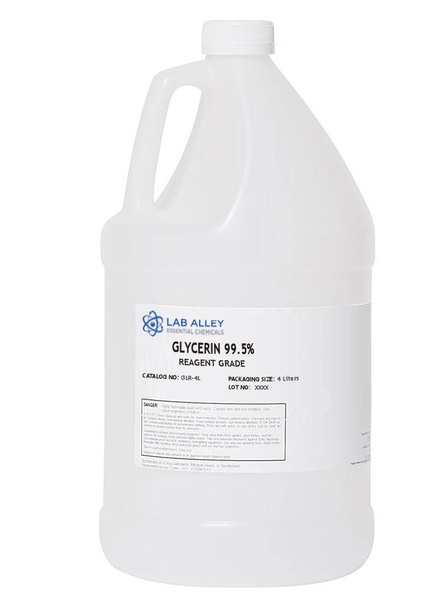 Glycerin 99.5% Reagent Grade, 4 Liters