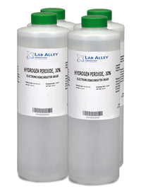 Hydrogen Peroxide 30% Solution, Electronic/Cleanroom Grade, 1 Quart