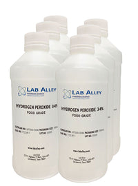 Lab Alley Food Grade Hydrogen Peroxide 35% Diluted to 34%, 500mL