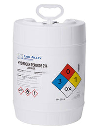 Hydrogen Peroxide, Lab Grade, 25%, 500 mL