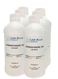 Hydrogen Peroxide, Lab Grade, 12%,  500 mL