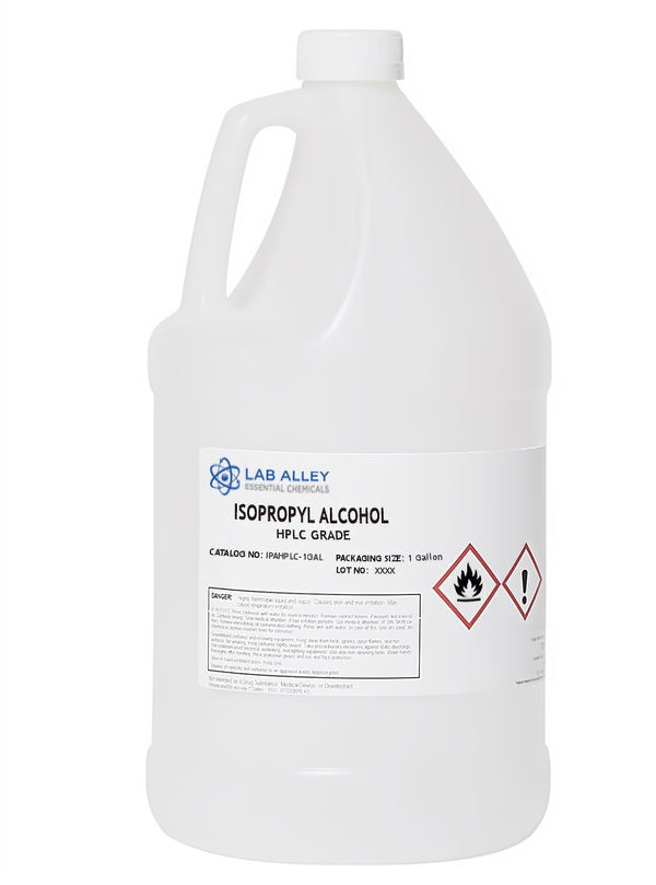 Isopropyl Alcohol 99% HPLC Grade, 1 Gallon