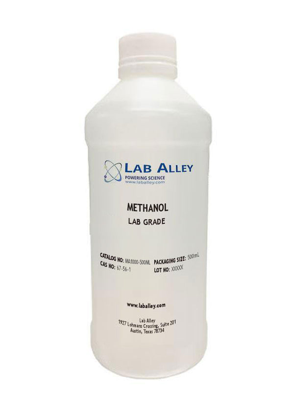 Methanol, Lab Grade, 99%, 500mL