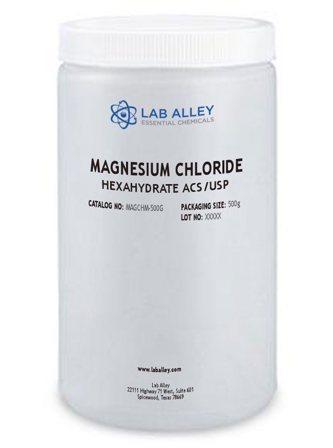 Magnesium Chloride Hexahydrate ACS/USP, 500 Grams