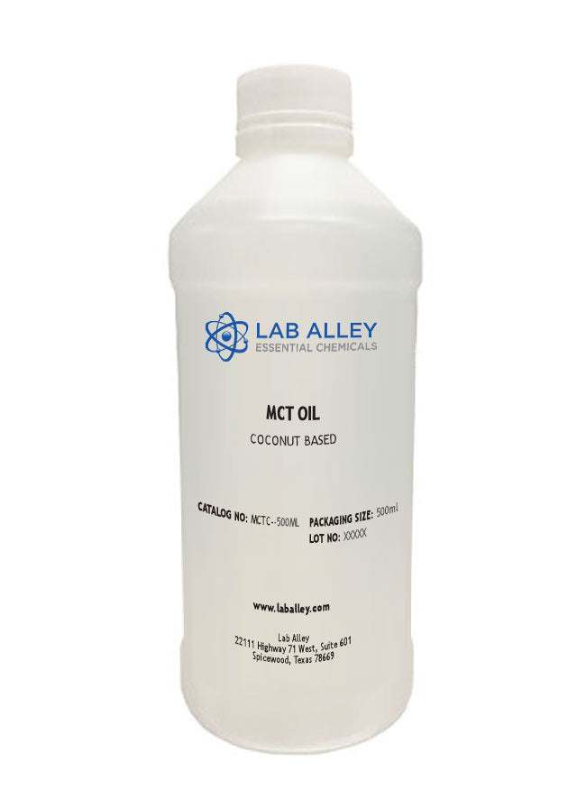 Lab Alley MCT Oil, USDA Certified Organic Coconut, 500mL