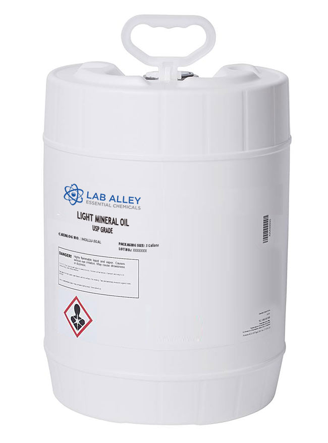 Light Mineral Oil, USP Grade, 5 Gallons