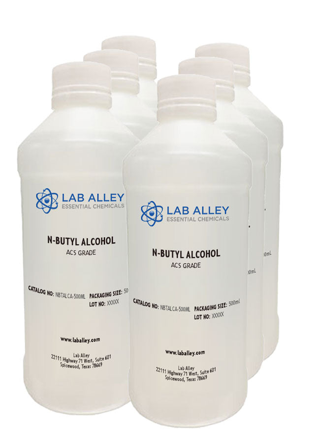 n-Butyl Alcohol, ACS Grade, 6 x 500mL Case