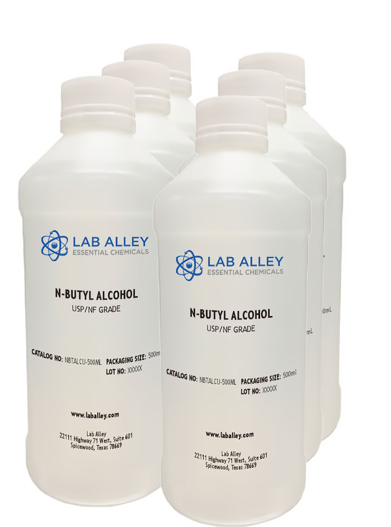 n-Butyl Alcohol, USP/NF Grade, 6 x 500mL Case