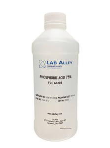 Phosphoric Acid 75% Solution, Food Grade (FCC), Kosher, Halal