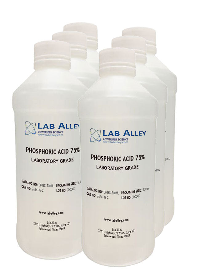 Phosphoric Acid 75% Lab, 6x500ml