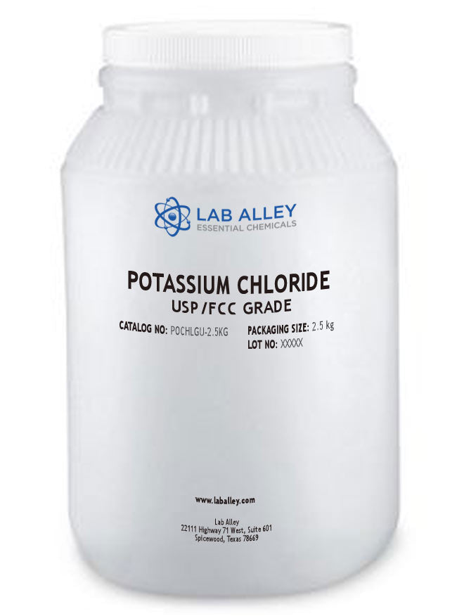 Potassium Chloride USP/FCC Grade, 2.5kg