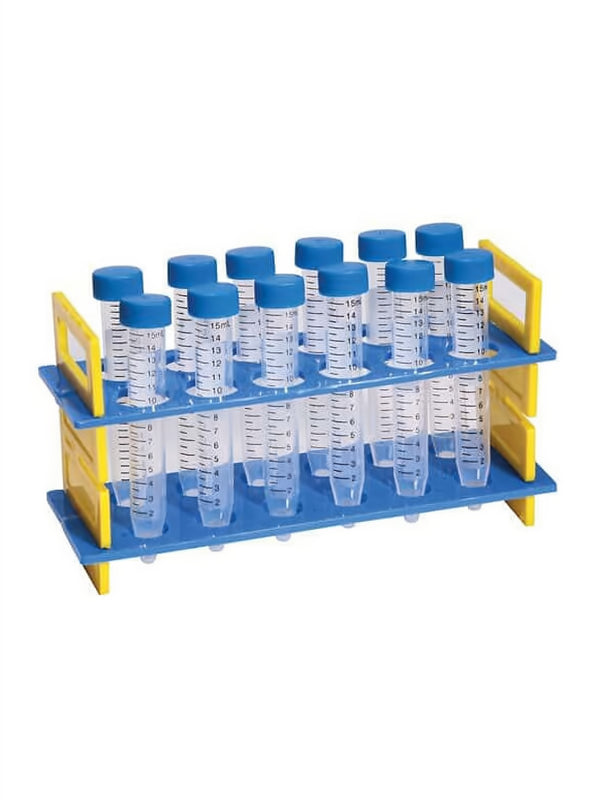 Test Tube Rack Set W/ 15ml Plastic Tubes