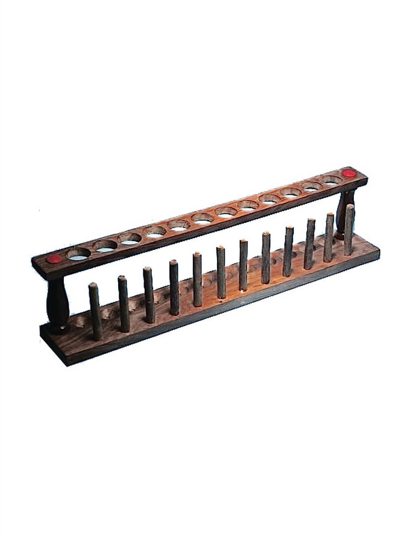 Wooden Test Tube Rack, 12-Tube | Lab Alley