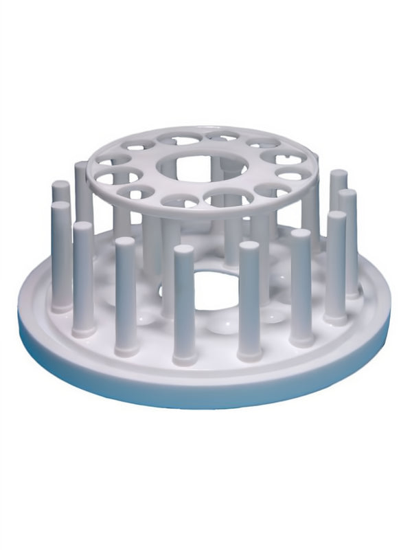 Plastic Test Tube Rack, Round, 12-Tube