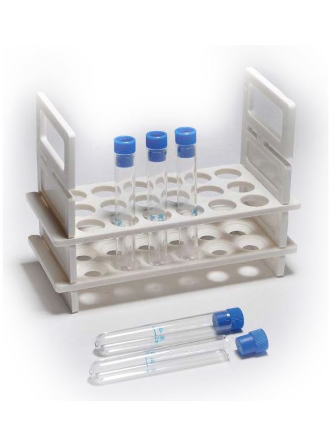 Test Tube, Polystyrene With Cap, Pack Of 100