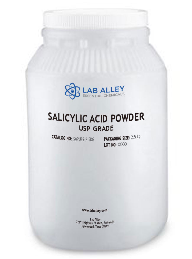 Salicylic Acid Powder ≥99.5% USP Grade, 2.5kg