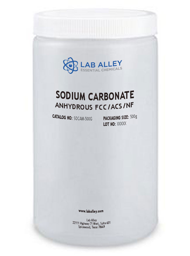 Sodium Carbonate Anhydrous FCC/ACS/NF, 500g