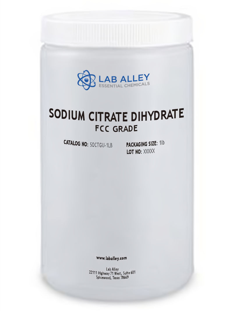 Sodium Citrate Dihydrate USP/FCC Grade, 1lb