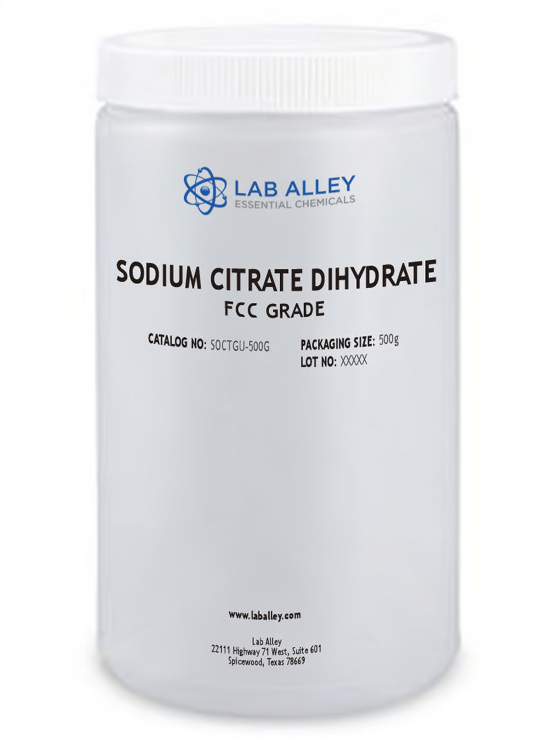 Sodium Citrate Dihydrate USP/FCC Grade, 500g