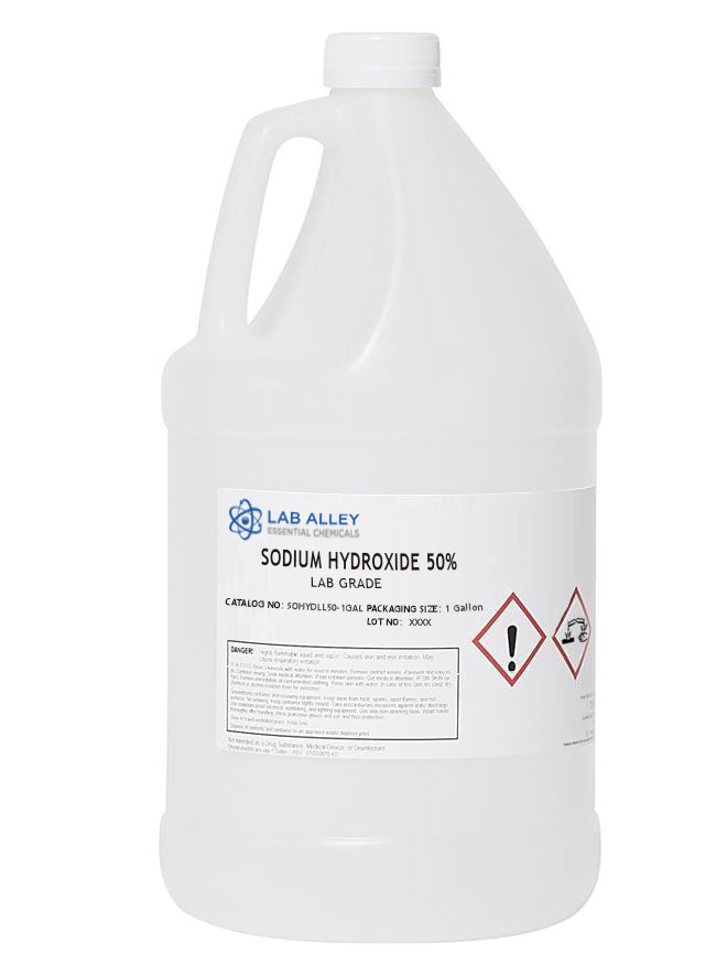 Sodium Hydroxide 50% Solution, Lab/Technical Grade, 1 Gallon