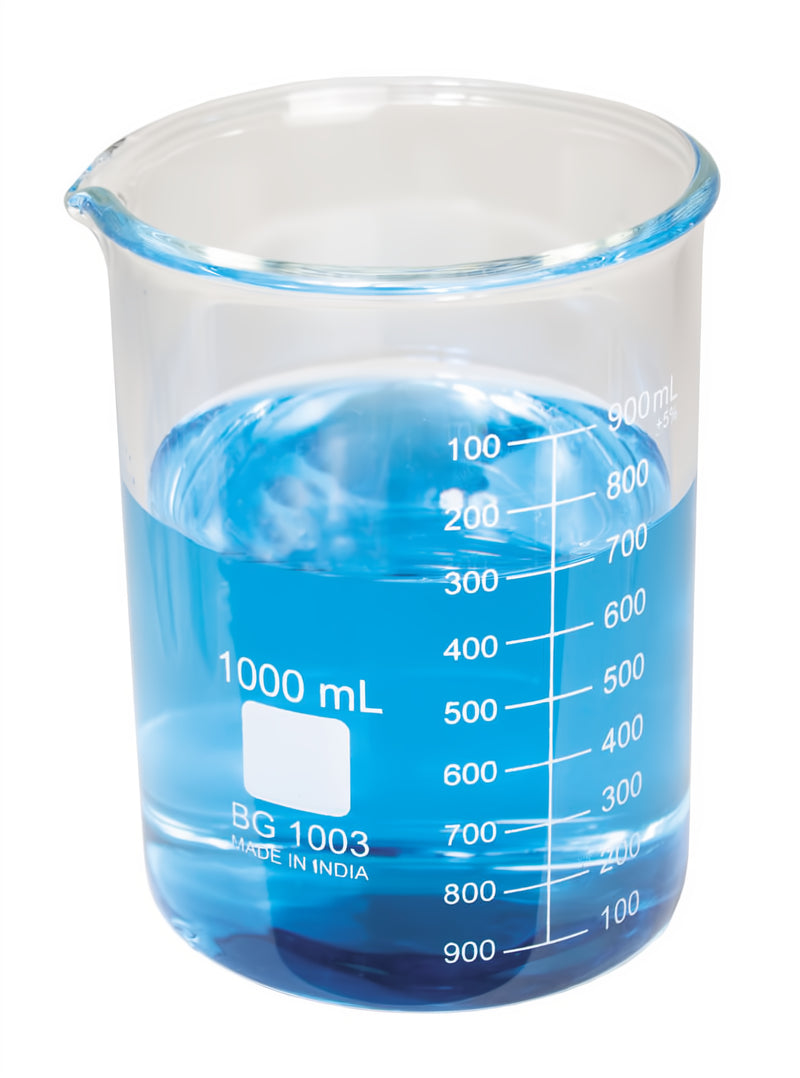 Heavy Duty Glass Beakers, Low Form, 1000mL