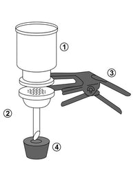 Vacuum Filter Holder Set, Fritted Glass