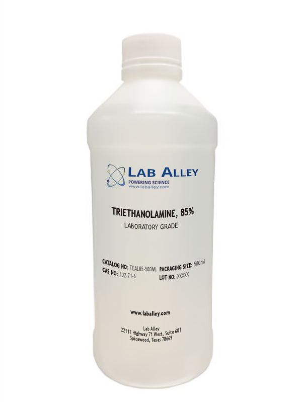 Triethanolamine 85% Lab Grade, 500mL