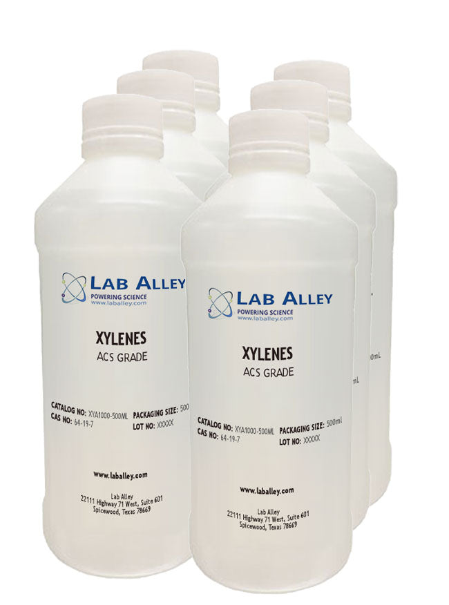 Xylenes, ACS Grade, 6x500 mL