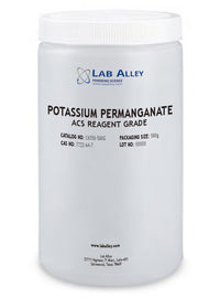 Potassium Permanganate Crystal, ACS Reagent Grade, 99%, 125g