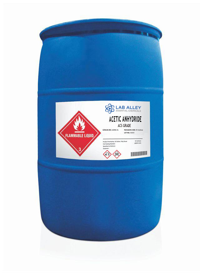 Acetic Anhydride, ACS Grade, 55 Gallons