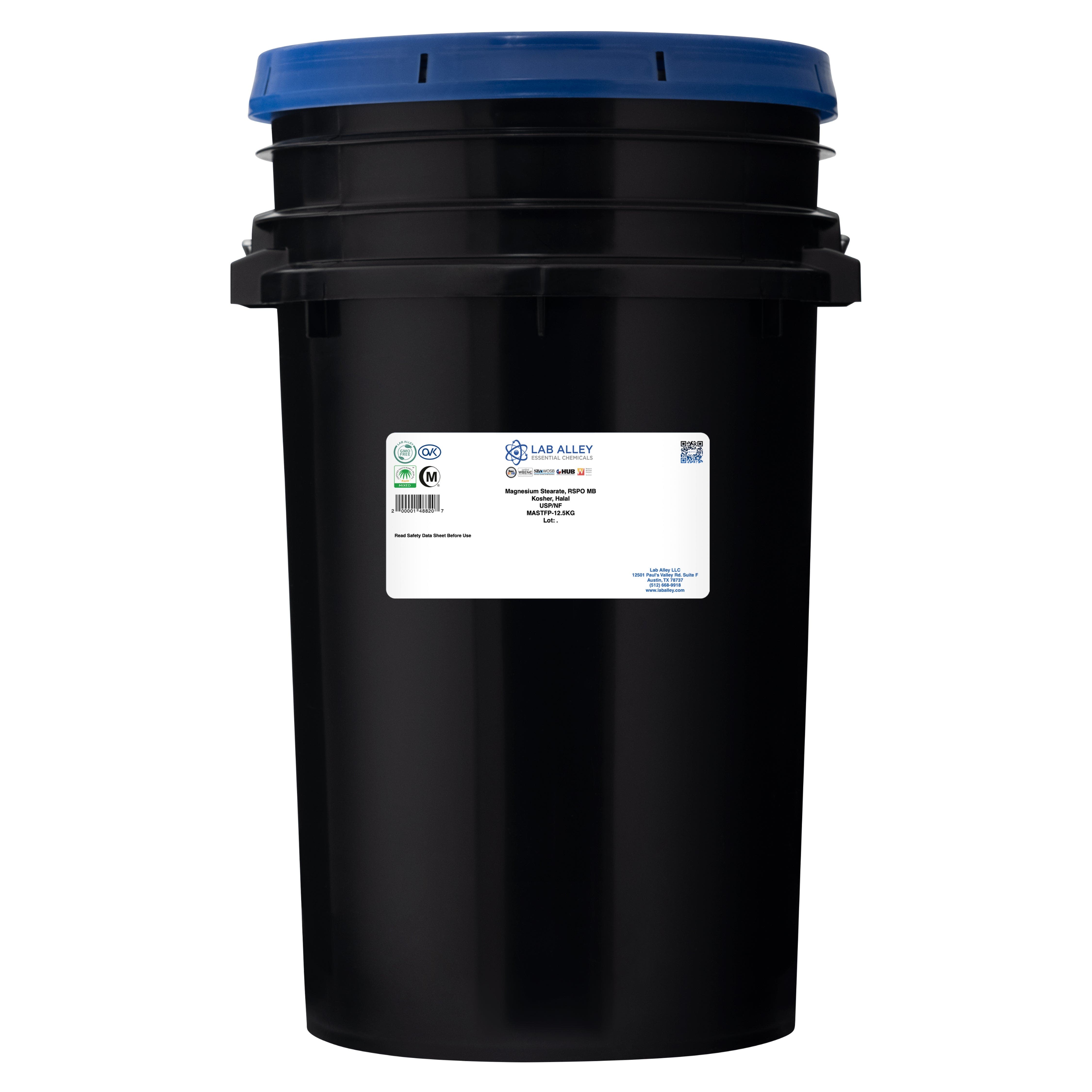 Magnesium Stearate, Derived from Palm Oil, RSPO MB, Kosher, Halal