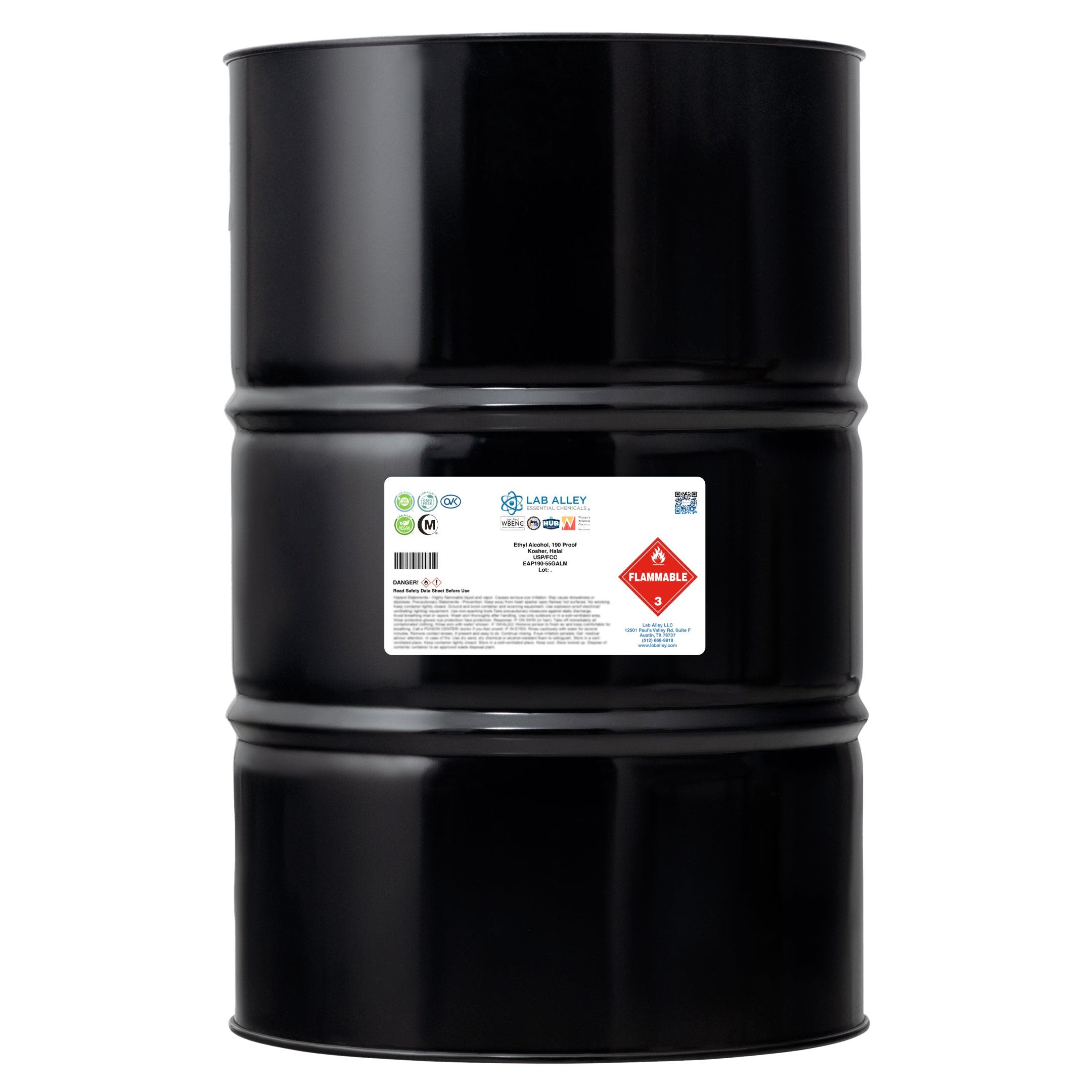 Ethanol 190 Proof Non-Denatured Alcohol