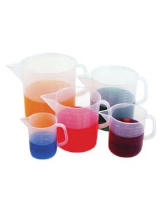 Beakers With Handle, Short Form, PP
