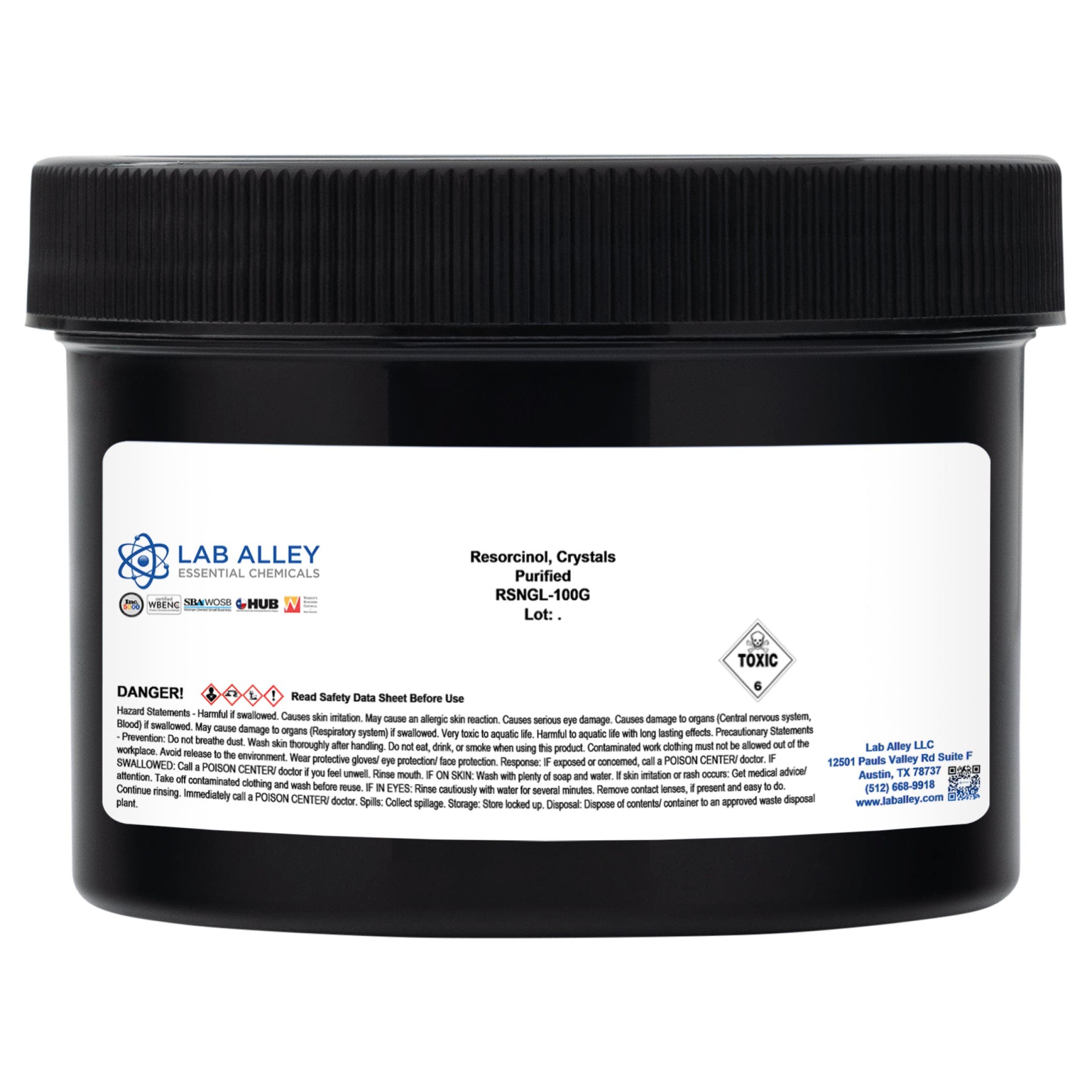 Resorcinol Crystals Purified