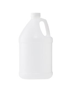 1 Gallon Natural High Density Plastic Jug (HDPE) Jugs with Child Proof Caps