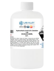 Hydrochloric Acid 0.5% Solution, Lab Grade