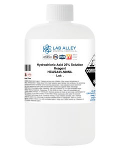 Hydrochloric Acid 25% Solution, Reagent Grade