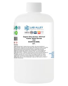 Organic Ethyl Alcohol, Wheat, 190 Proof, FCC Grade, Kosher