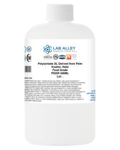 Polysorbate 20, Derived from Palm, Food Grade, Kosher, Halal