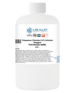 Potassium Chloride 2.5% Solution, Reagent Grade