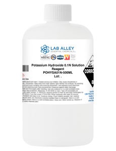 Potassium Hydroxide 0.1N Solution, Reagent Grade