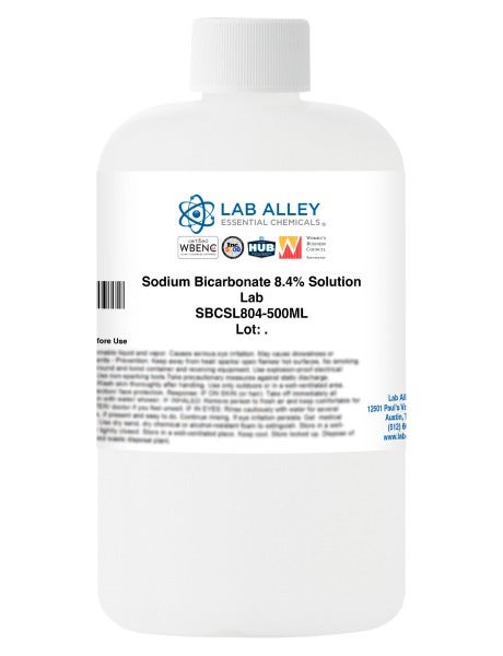 Sodium Bicarbonate 8.4% Solution, Lab Grade