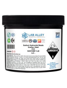 Sodium Hydroxide, Beads, FCC Grade, Kosher, Halal