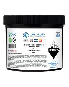 Sodium Hydroxide, Beads, FCC Grade, Kosher, Halal