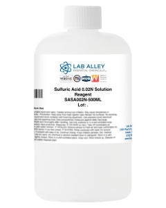 Sulfuric Acid 0.02N Solution, Reagent Grade