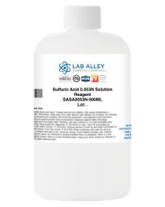 Sulfuric Acid 0.053N Solution, Reagent Grade