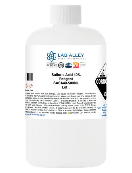 Sulfuric Acid 40% Solution, Reagent Grade