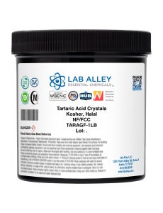 Tartaric Acid Crystals, NF/FCC Grade, Kosher, Halal