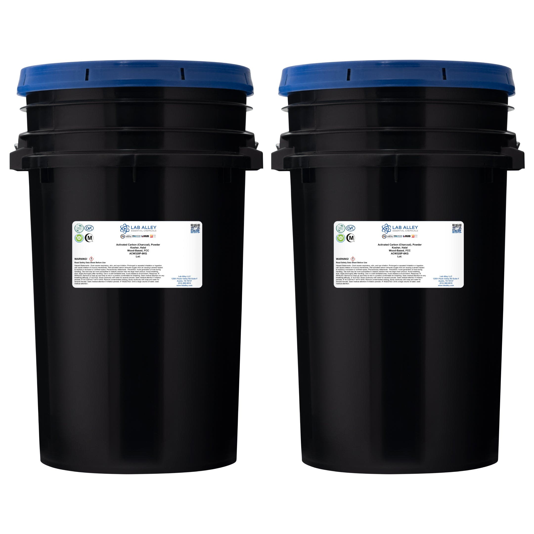 Activated Carbon (Charcoal) Powder, Food Grade, Kosher, Halal, Wood Based